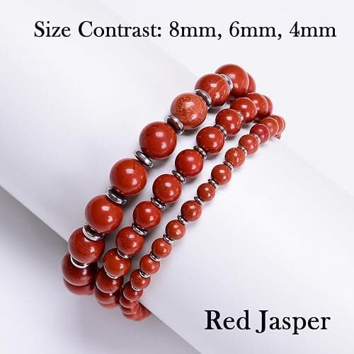 CHCCOYE 468Handmade Adjustable Natural Gemstone Crystal Bracelet Healing Power Energy Inspirational Gifts with Card for Unisex thumbnail 2
