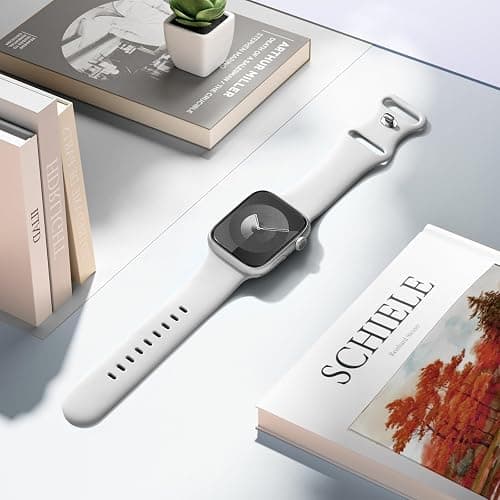 Sport Band Compatible with Apple Watch SE Bands 38mm 40mm 41mm 42mm 44mm 45mm, Replacement Soft Silicone Strap Wristbands for iWatch Series 11 10 9 8 7 6 5 4 3 Ultra Men Women thumbnail 3