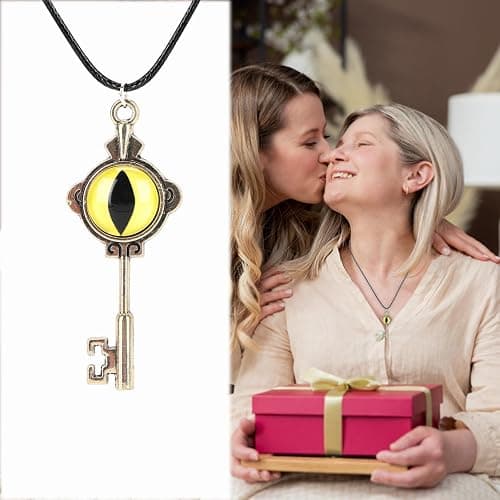 Axlksia The Owl House Key Necklace, The Owl House Merch Gifts for Woman thumbnail 7