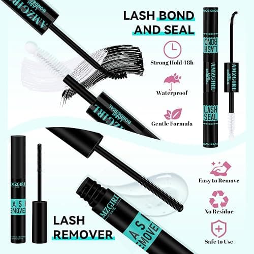 Lash Extension Kit 3D Effect Lash Clusters Kit 144pcs D Curl Eyelash Extension Kit with Lash Bond and Seal Lash Remover Lash Tweezers for Lash Clusters Eyelash Clusters Kit (Shadows, D-10-18mm Kit) thumbnail 4
