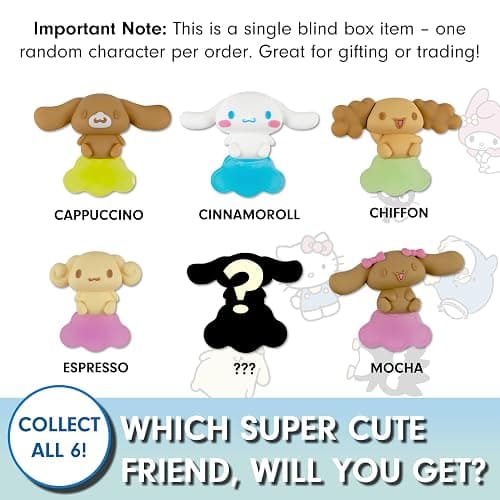 Sonix x Sanrio Hello Kitty Peekers - Cinnamoroll & Friends Blind Box - Adhesive Decorative Mini Figures - Includes Mocha, Espresso, Cappuccino, Chiffon, or Mystery Character thumbnail 2
