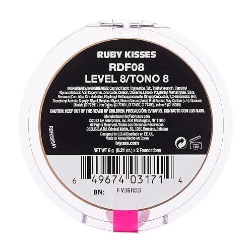 Ruby Kisses 3D Face Creator Cream Foundation & Concealer, 12 Hours Long Lasting, Medium to Full Coverage, Non-Greasy, Ideal for Makeup & Contour Palette (Level 8) - 0.42 Ounce (Pack of 1) - 1-8 Level 8 thumbnail 8