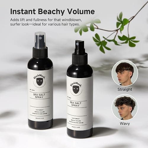 BlackMask Sea Salt Spray for Men – Natural Volume & Texture, Lightweight Hold, Effortless Style thumbnail 2