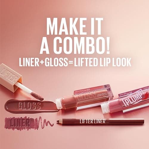 Maybelline New York Lifter Gloss Hydrating Lip Gloss with Hyaluronic Acid, Bubblegum, Sheer Bright Pink, 1 Count thumbnail 6