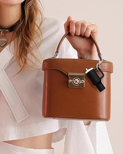 Mini-Schlüsselanhänger mit Lippenbalsam-Halter, niedlicher Becheranhänger für Schlüssel, Taschen und Geldbörsen, 9,9 cm thumbnail 6