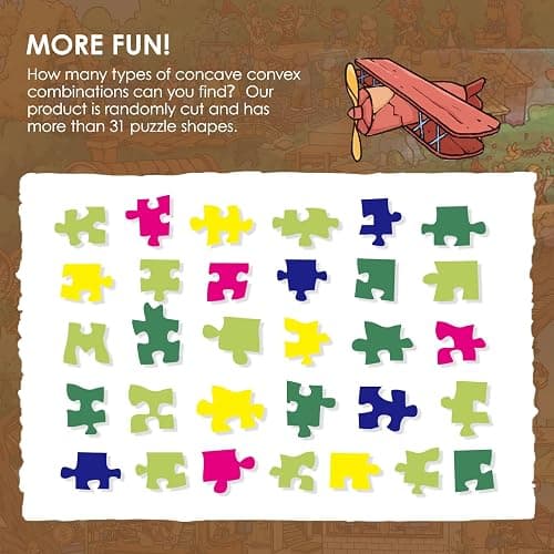 MOMIBOOK 1000 Piece Puzzle for Adults Jigsaw Puzzles of The Wonderful Tree House Expedition, Luminous Painting Image Challenging Hard Impossible Puzzle Unique Funny Party Christmas Birthday Gifts thumbnail 7
