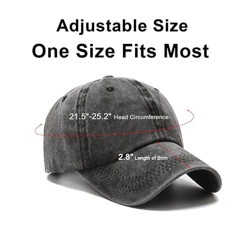 NPJY Baseball Cap Golf Dad Hat Adjustable Original Classic Low Profile Cotton Hat Unconstructed Plain Cap Men Women thumbnail 2
