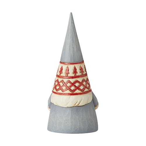 Enesco Jim Shore Heartwood Creek Nordic Noel Tree Hat Gnome God Jul Figurine, 6.1 Inch, Multicolor thumbnail 4