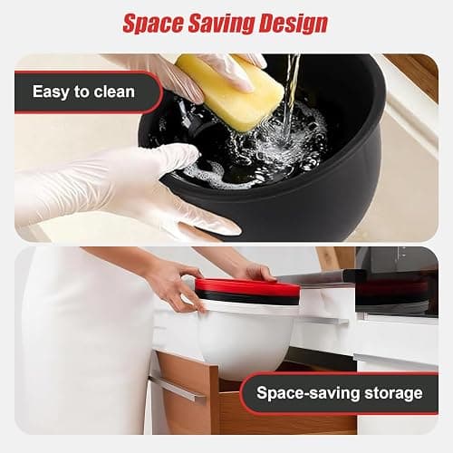 Silicone Bowl Insert for Kitchen Aid, Bowl Liners Silicone Bowl Liner for Kitchenaid Mixer Bowls 5 Qt Tilt Head Mixing, Replacement Accessories Mixaid Baking Cooking No Needed (3PCS) thumbnail 5