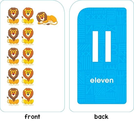 School Zone Numbers 0-25 Flash Cards: Toddler, Preschool, Kindergarten, Learn Math, Addition, Subtraction, Numerical Order, Counting, Problem Solving, Ages 4+, Packaging May Vary thumbnail 5