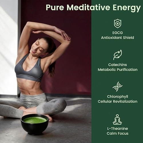 Ceremonial Grade Uji Matcha Powder - Stone-Ground from Kyoto Japan, Umami-Rich for Tea Ceremony Vibrant Green (1.06oz/30g) Zero Sugar Vegan 0 Calories (1.06oz/30g （Uji Matcha）) thumbnail 5