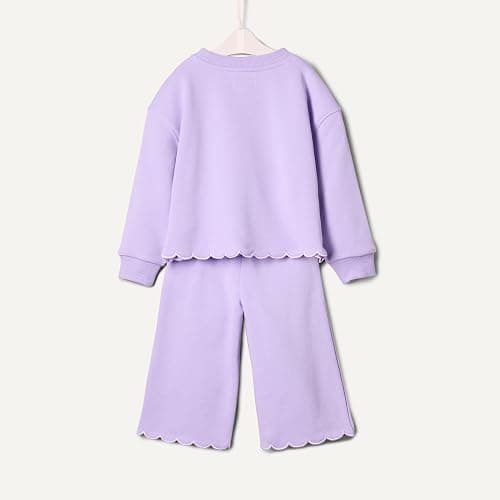 Amazon Essentials x Sofia Grainge Toddlers and Baby Girls' French Terry Pant and Top Set thumbnail 5