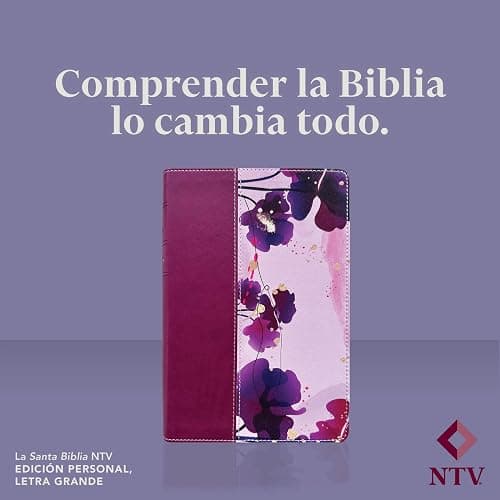 Santa Biblia NTV, Edición personal, letra grande (SentiPiel, Jardín morado, Índice) (Spanish Edition) thumbnail 14