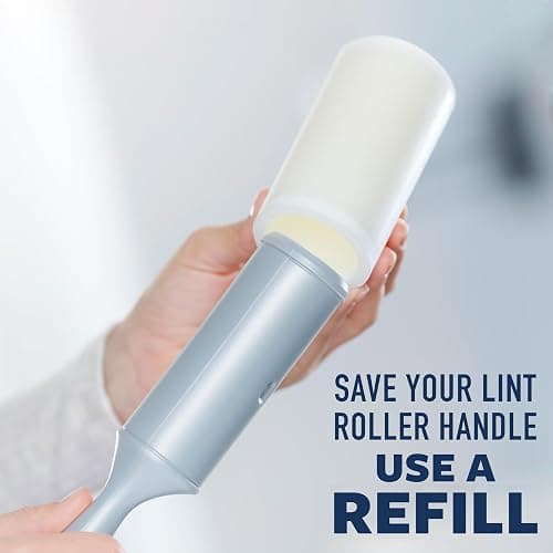 Scotch-Brite Everyday Clean Lint Roller, White, Manual Operation, 3 Pack, Lint Remover for Pet Hair, Dark Clothes, Furniture, and Dusty Surfaces, 300 Adhesive Sheets Total thumbnail 7