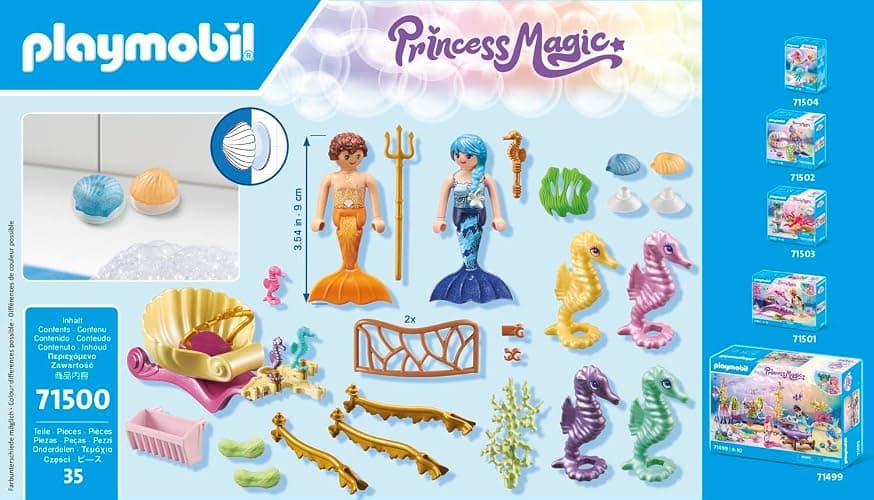Playmobil Mermaid Seahorse Carriage thumbnail 4