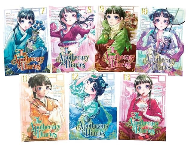 The Apothecary Diaries Series Manga 7-Book Collection Set: Includes Volumes 7-13 - Image 1