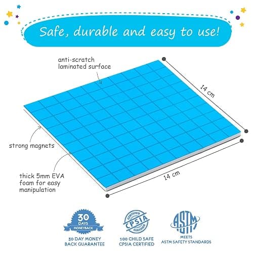 Simply magic 131 PCS Jumbo Magnetic Base Ten Blocks for Math, Math Cubes | Base 10 Math Manipulatives 1st 2nd 3rd Grade, Number Blocks Kindergarten, Place Value Blocks K-3, Counting Blocks for Kids thumbnail 3