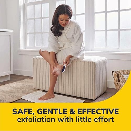 Dr. Scholl's Hard Skin Remover Nano Glass Foot File - Foot Callus Remover, Durable Foot Scrubber, Dead Skin Remover, Hygienic Pedicure Tool, Long Lasting Foot Buffer, Soft Smooth Feet thumbnail 3