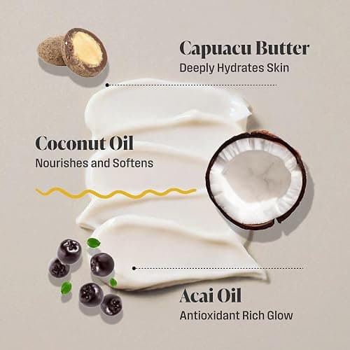 Nutrius Brazilian Body Butter Cream - Enriched with Nourishing Goodness - 6 FL OZ thumbnail 5
