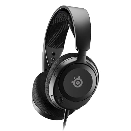 SteelSeries Arctis Nova 1 Multi-System Gaming Headset — Hi-Fi Drivers — 360° Spatial Audio — Comfort Design — Durable — Ultra Lightweight — Noise-Cancelling Mic — PC, PS5/PS4, Switch, Xbox - Black - Image 1
