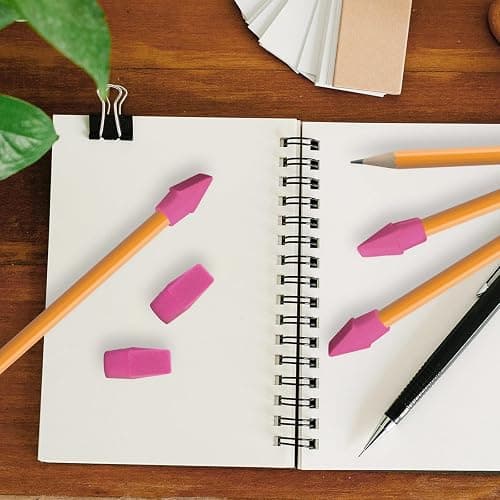 Pencil Top Erasers, 144 Count Pink Cap Erasers, Pink Eraser Tops, Pencil Toppers, Pencils Cap Eraser thumbnail 2