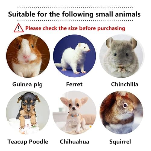 Rypet Ferret Harness and Leash - Soft Mesh Small Pet Harness with Safe Bell, No Pull Comfort Padded Vest for Guinea Pig, Hamster, Rats and Similar Small Animals thumbnail 6
