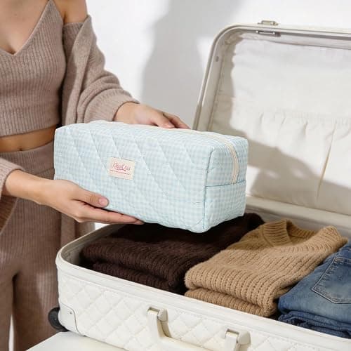 SDSFGX Hair Dryer Travel Bag Storage Pouch for Hair Styler Tools | Floral dustproof pouch for dyson airwrap shark flexstyle. Lightweight, portable,which is perfect for travel & home. thumbnail 5
