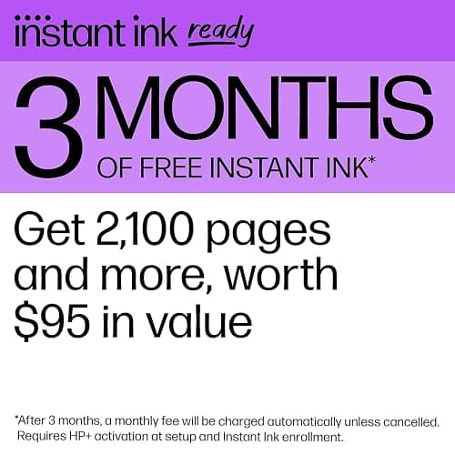 HP DeskJet 2855e Wireless All-in-One Color Inkjet Printer, Scanner, Copier, Best-for-home, 3 months of Instant Ink included, Single-band Wi-Fi connectivity (588S5A) thumbnail 6