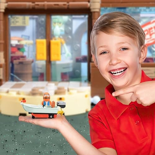 Toy Building Brick Blocks Toys Sets Display Box kit Action Figures Pineapple House Patrick Stone Star Home for Boys and Girls Kids Age 2-4, 3-5, 5-7, 8-12 Fans STEM Gift (2718 pcs) thumbnail 2