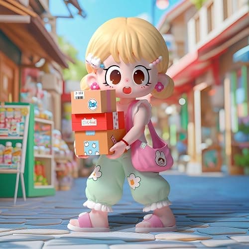 Milay Daily Times Series Single Box (Contains 1 Figure), Blind Box Cute Figures Collectible Toys Birthday Gifts thumbnail 9