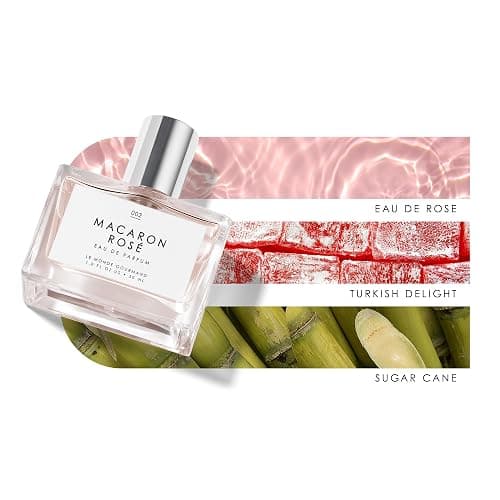 Le Monde Gourmand Macaron Rosé Eau de Parfum Spray Perfume for Women, Rose, Turkish Delight & Sugar Scent, Vegan & Cruelty Free, 1 fl oz (30 ml) thumbnail 5