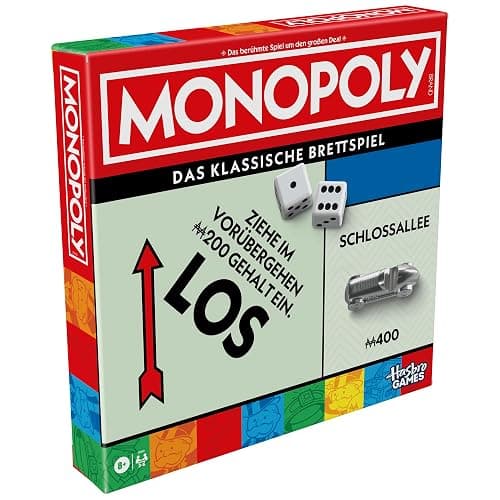 Monopoly Basisspiel mit Aufbewahrungsfach und größeren Spielfiguren - Deutsche Fassung thumbnail 8