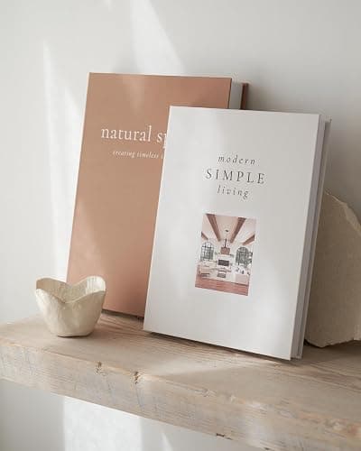 Beautiful Decorative Books - Set of 2 Boxes Enhance Your Coffee Table, Bookshelf or Mantel Shelf Decor - Aesthetic Fake/Faux Books for Modern Home Decoration, Photo Storage and as a Keepsake Box thumbnail 7