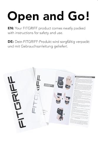 Fitgriff® Elite Straps 2.0 - Zughilfen mit Gummi-Pad für Krafttraining - Bodybuilding, Fitness, Gym - Lifting Straps - für Frauen und Männer thumbnail 7