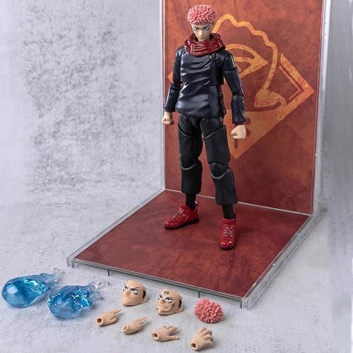JJK Figure Geto Suguru/Fushiguro Toji/Itadori Yuji Statue Figure PVC Characters Model Statue Action Figures - 7.09in/18cm - Ryomen Sukuna With Finger thumbnail 2