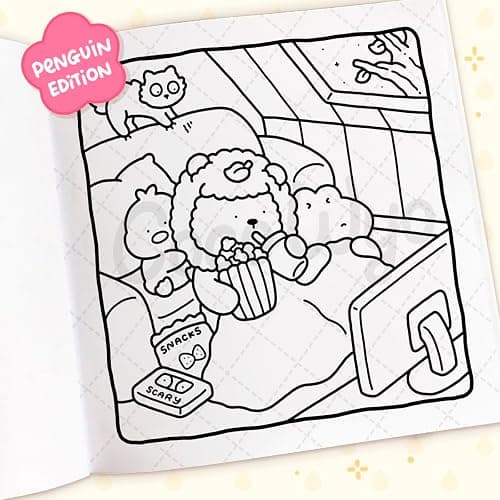 Cozy Friends: A relaxing cosy colouring book, from the bestselling author (Coco Wyo) thumbnail 10