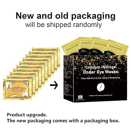 Adofect Under Eye Patches 30 Pairs, 24K Gold Under Eye Mask with Hyaluronic Acid for Dark Circles and Puffy Eyes, Bachelorette Party Accessories, Bridesmaid Gifts, Daily Skin Care thumbnail 5