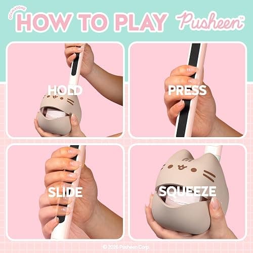 Pusheen the Cat Otamatone Deluxe Electronic Portable Music Instrument/Synthesizer from Japan by Maywa Denki [Limited Edition] [English Instructions] thumbnail 3