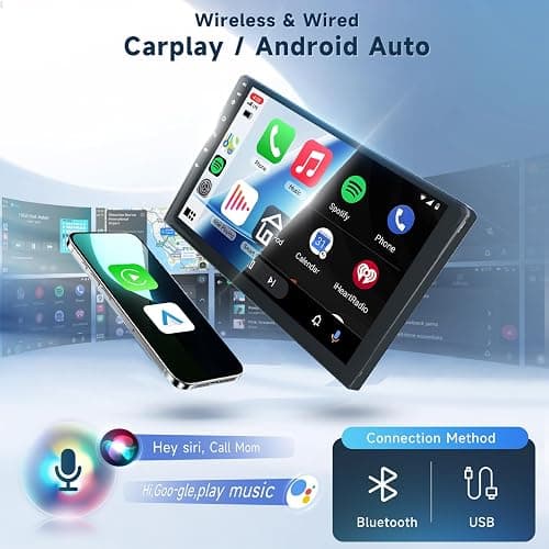 VECHTEL 5Ghz WiFi Android 15 Car Stereo for Chevrolet Spark 2011-2014 with Wireless Carplay Android Auto, 9 Inch Touch Screen Android Radio Support GPS/Bluetooth/FM/SWC/Backup Camera 2G+64G thumbnail 3