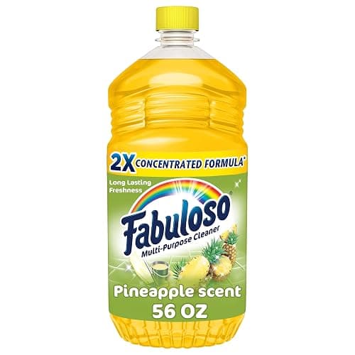 Fabuloso Multi-Purpose Cleaner, 2X Concentrated Formula, Floor Cleaner, Pineapple Scent, 56 fl oz - Image 1