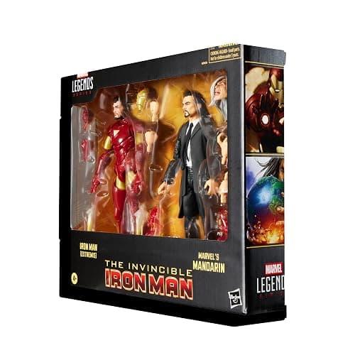 Marvel Legends Series Iron Man (Extremis) & Marvel’s Mandarin, Avengers Comics Collectible 6-Inch Action Figures (Amazon Exclusive) thumbnail 11