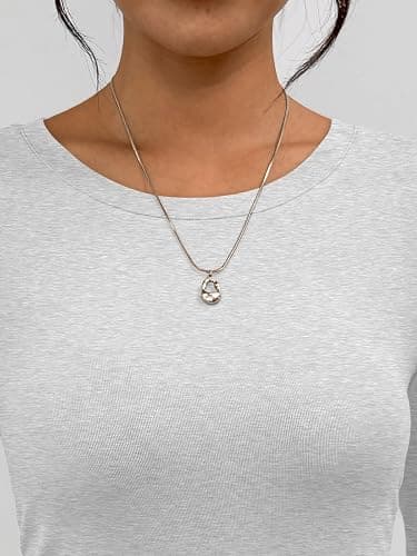 Trendy Queen Women's Long Sleeve T-Shirt | Ultra Soft Rayon Blend, Stretchy Basic Crew Neck Tee, Relaxed Fit Layering Top for Fall, Winter & Spring thumbnail 6