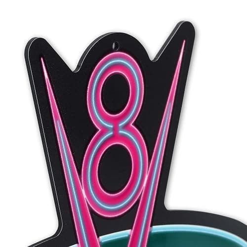 Disney Pixar Cars Flo's V8 Cafe Metal Wall Sign | Fun Cars Diner Decoration for Home thumbnail 6