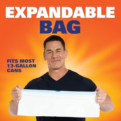 Hefty Ultra Strong Tall Kitchen Trash Bags, Lavender & Sweet Vanilla Scent, 13 Gallon, 80 Count thumbnail 7