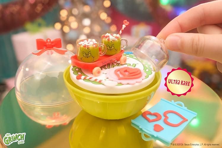 MGA's Miniverse Make It Mini Holiday 2025 (3 Pack), The Grinch Dr. Seuss, Mini Collectibles, Mystery Blind Packaging, Seasonal, DIY, Crafts, Resin Play, Replica Food, NOT Edible, Collectors, Gift, 8+ thumbnail 4
