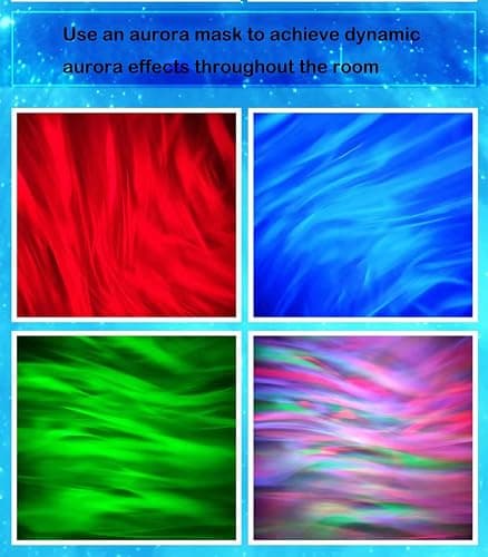 2 in 1 Northern Galaxy Light, Northern Lights and Ocean Wave Projector with Remote CoLntrol, RGB Colorful Night Light for Bedroom Home Decor Gifts (Aurora & Wave) thumbnail 4