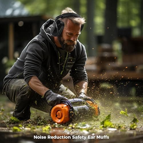 ProCase Hearing Protection Ear Muffs SNR 33dB, Noise Cancelling Headphones | Adjustable NRR 28dB Noise Reduction Earmuffs for Adults & Kids, Shooting, Lawn Mowing, Studying, Autism Sensory Needs thumbnail 5