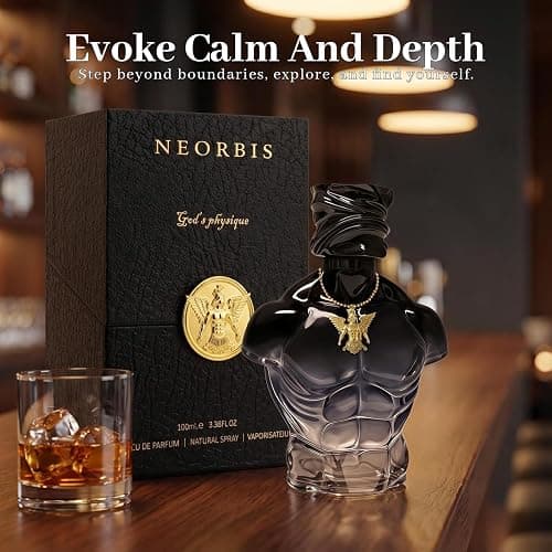 NEORBIS God’s Physique Men’s Cologne, Woody Oriental Eau de Parfum, Long Lasting Masculine Fragrance with Unique Muscle Torso Bottle, Luxury Cologne for Men, Ideal Gift for Him for Dating, Work, Party thumbnail 6