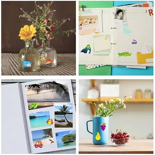 24 Sheets 3D Puffy Stickers for Kids Toddlers Bulk, Small Children Party Bag Sticker Variety Pack for Preschool Teacher, Boy Girl Rewards Crafts Scrapbooking Gifts (Dinosaur Animal Car Flower Heart) thumbnail 9