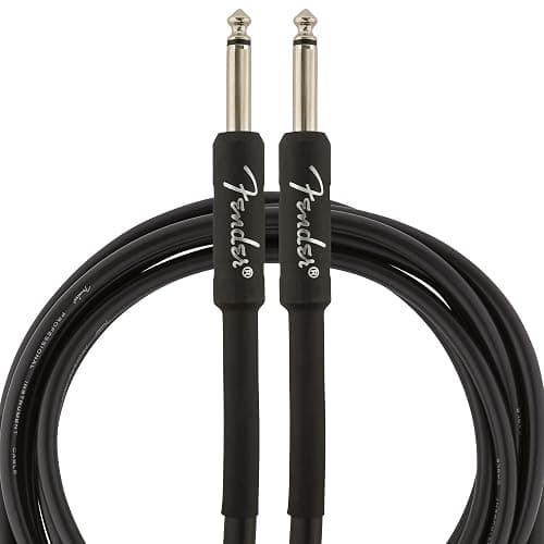 Fender Professional Series Instrument Cable, Guitar Cable 10 ft, Guitar Accessories, Stage Ready with Anti-Kinking Design, Black thumbnail 2